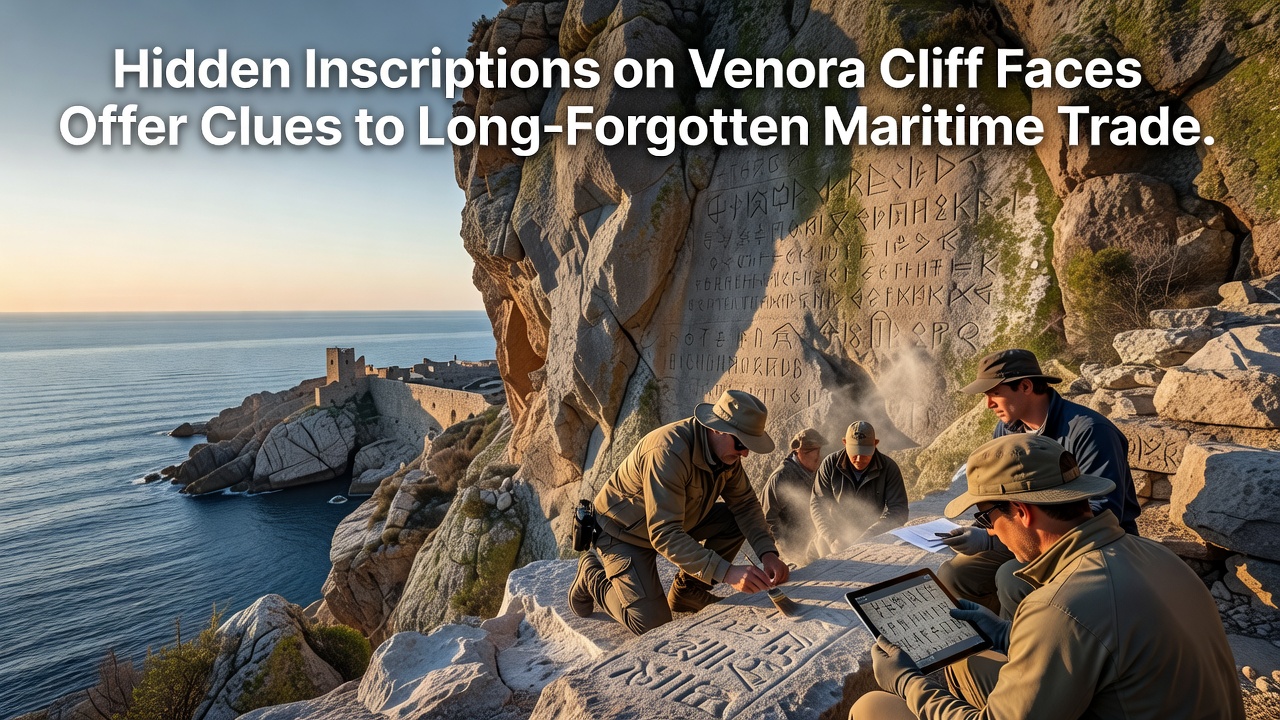 Venora's Cliffside Carvings Shed Light on Ancient Sea Trade Networks